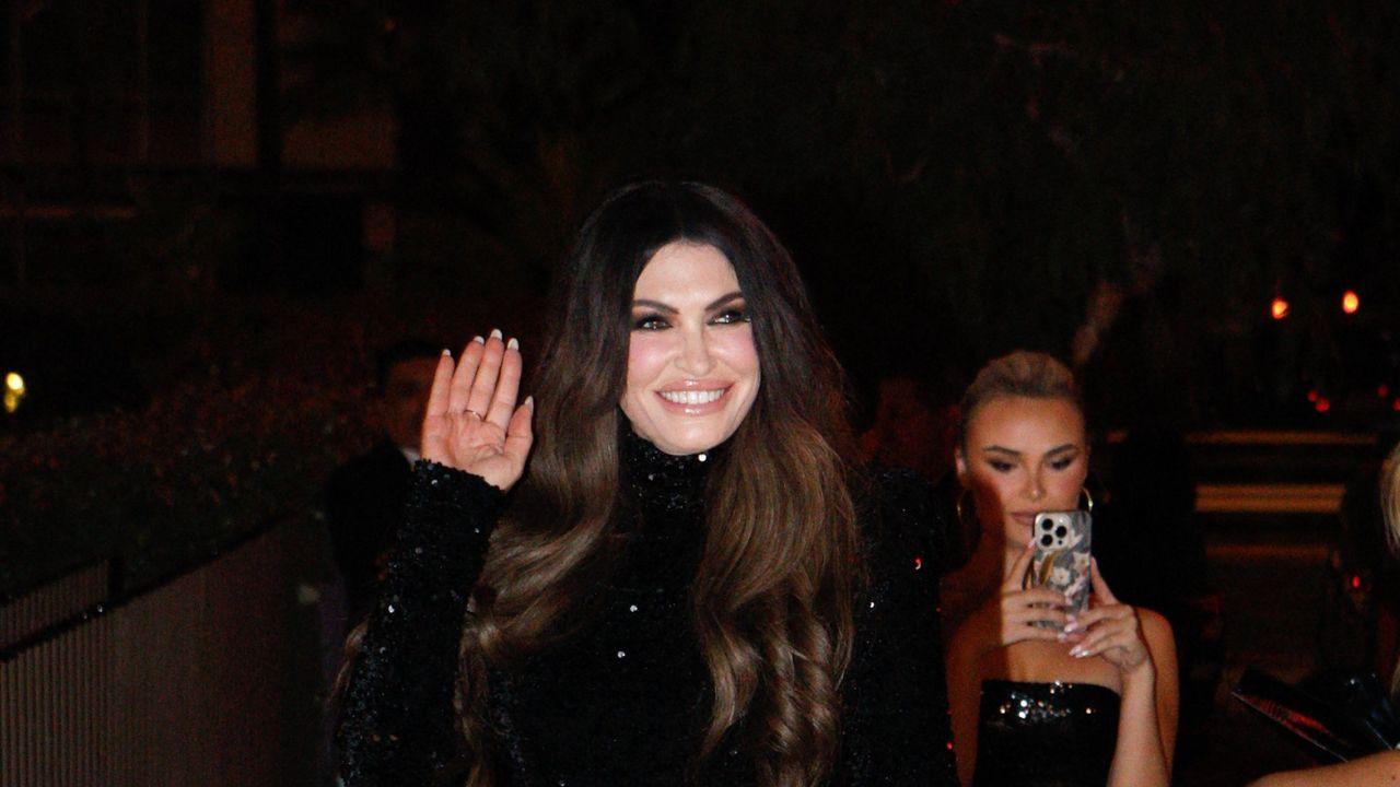 Image of Donald Trump said Kimberly Guilfoyle was not a member of his family, despite her former engagement to his son Donald Trump Jr.