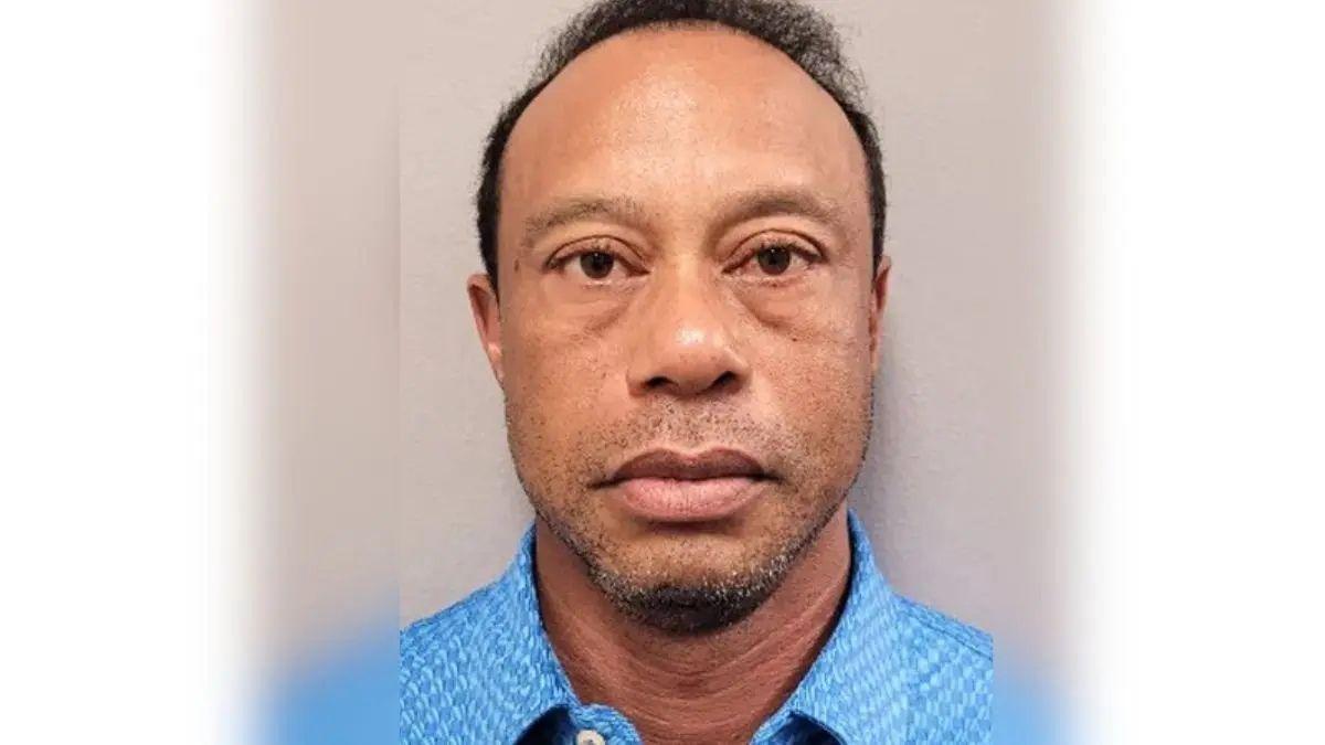 Photo of Tiger Woods appeared emotionless in the first photos taken of him since arriving to the United States.