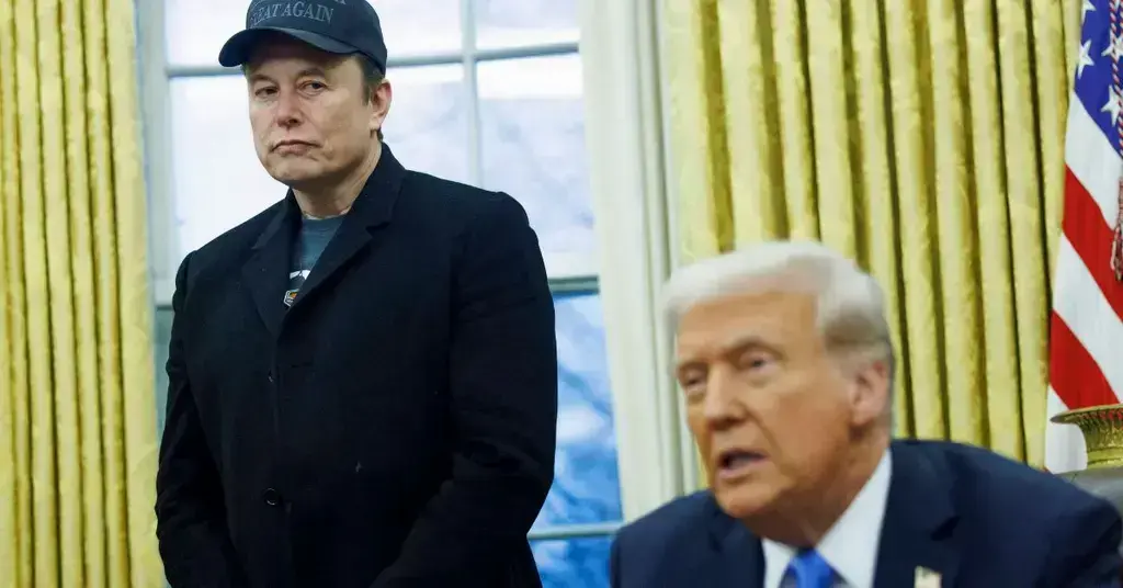 Photo of Elon Musk and Donald Trump