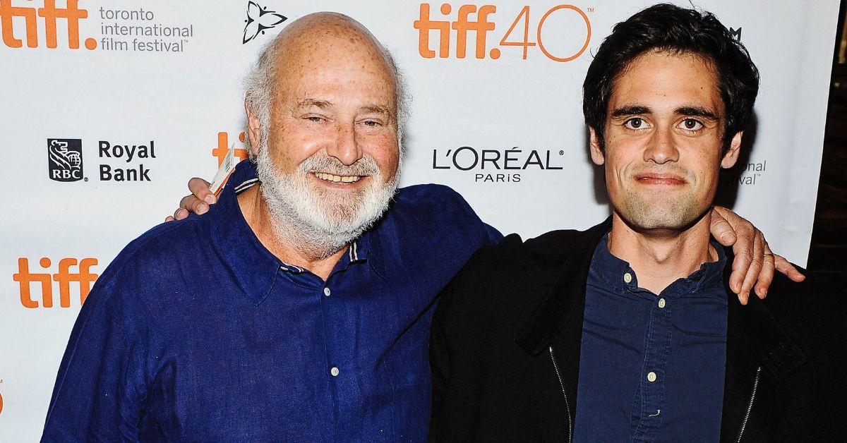 photo of Nick and Rob Reiner. 
