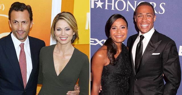 amy robach tj holmes exes cozy up selfie togetherpp