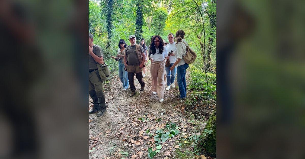 Photo of Oprah traveled to Italy to go truffle hunting.