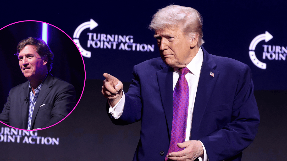 Image of Tucker Carlson slammed the Trump administration for causing 'damage' to the country.