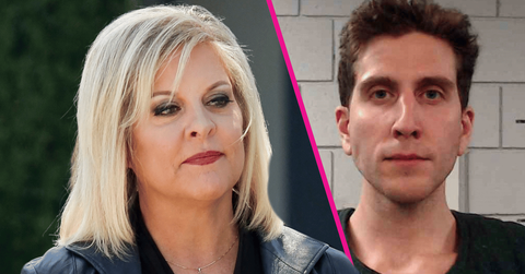 Composite photo of Nancy Grace and Bryan Kohberger.