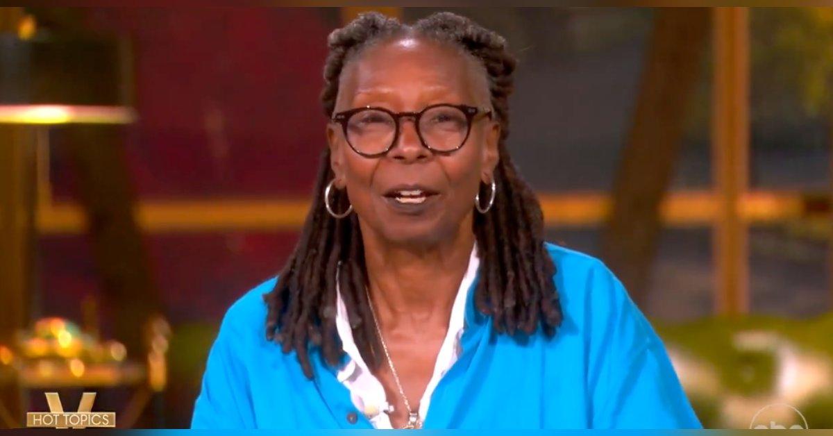 Photo of Whoopi Goldberg caught herself before she was about to say the word 'bull----' on 'The View.'