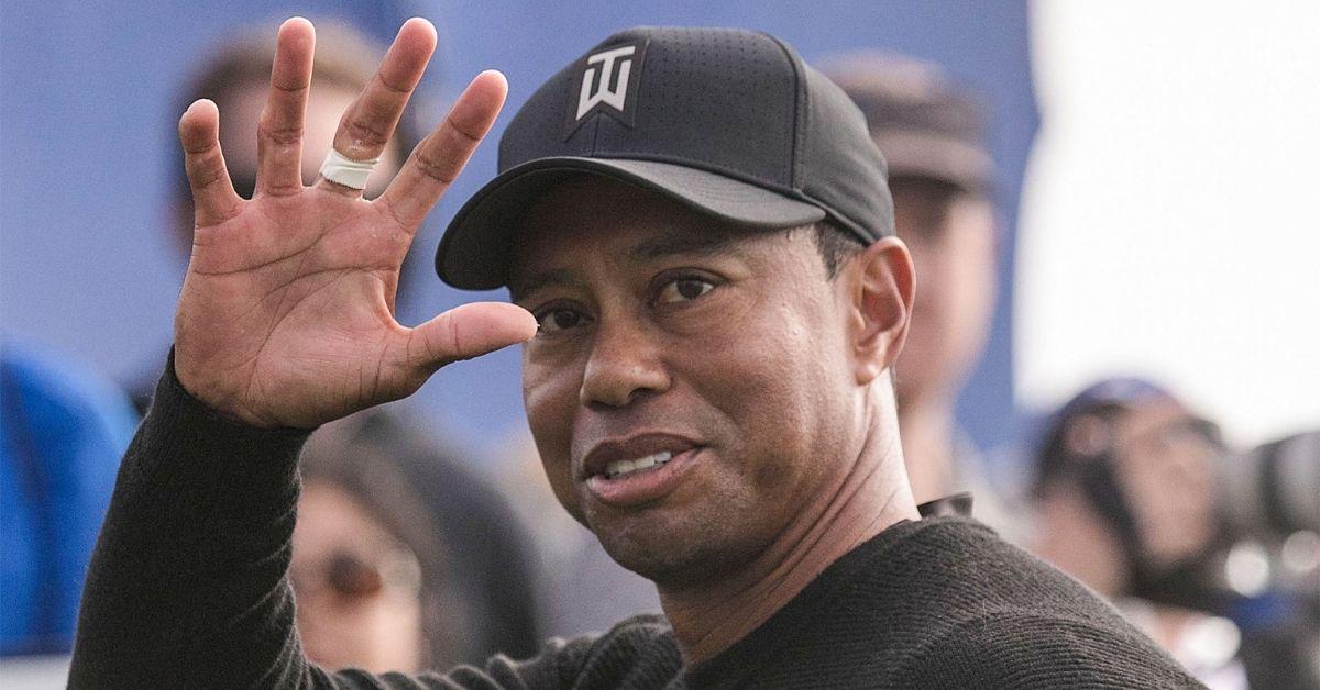 tiger woods declines invitation join us open broadcast car crash