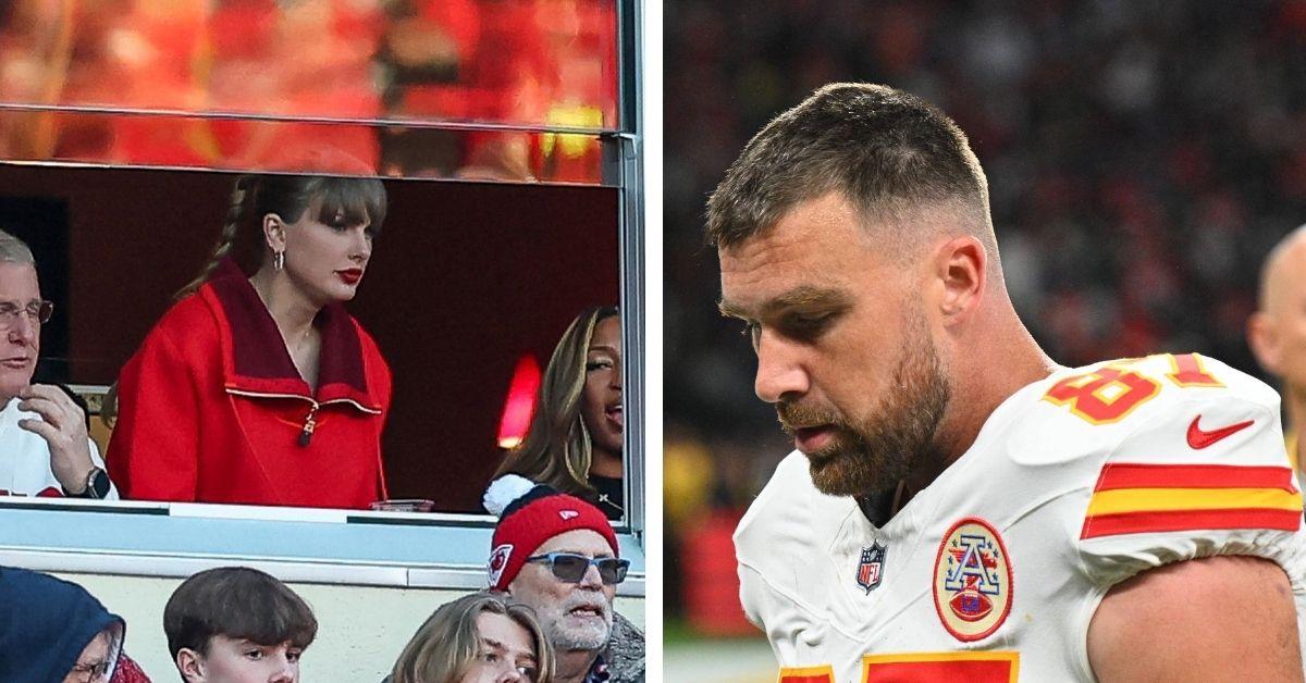 image of The pop superstar kept things low-key at the recent Kansas City Chiefs game.