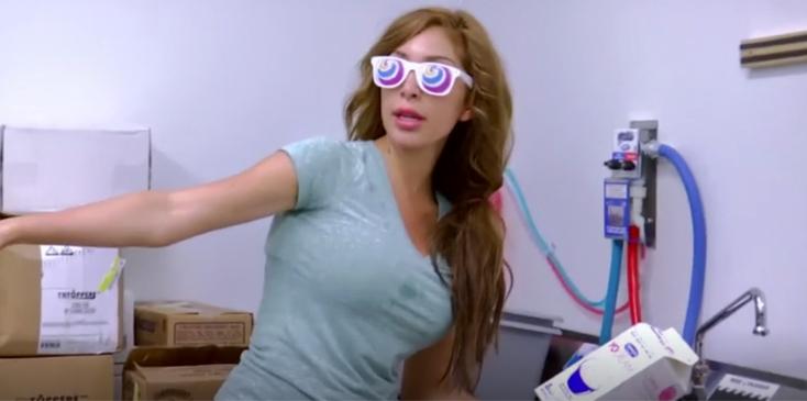 teen mom farrah abraham on camera fight simon sarah