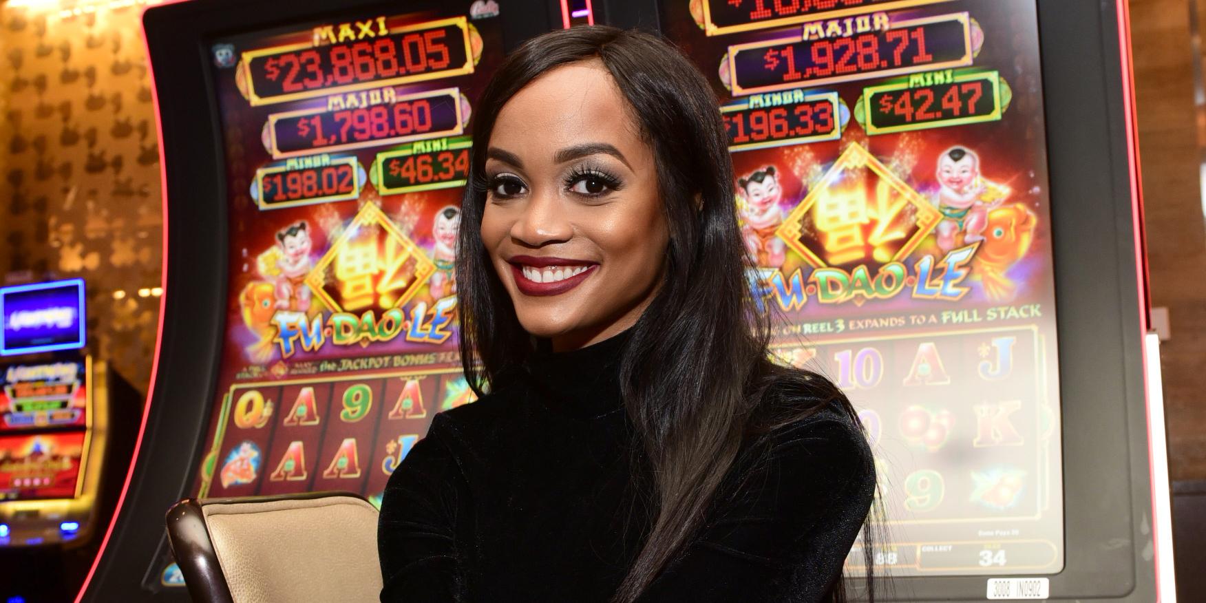 The Bachelorette&#8217;s Rachel Lindsay Celebrates Birthday With Fiance Bryan Abasolo At SugarHouse Casino, Philadelphia