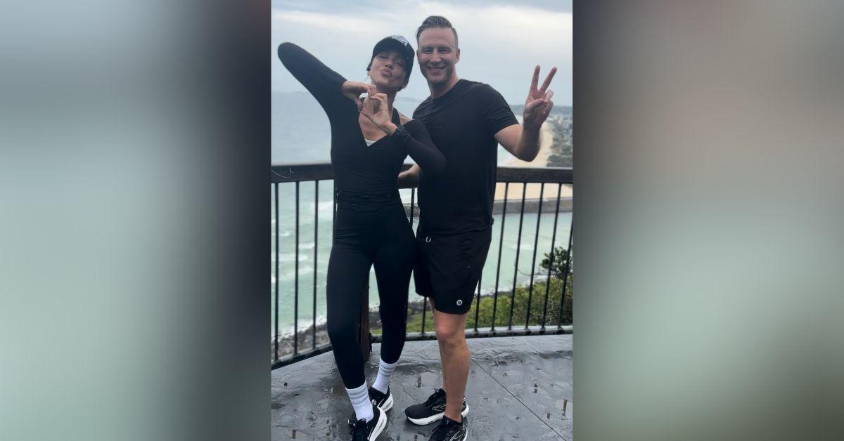 Image of Jessica Alba recently vacationed in Australia.