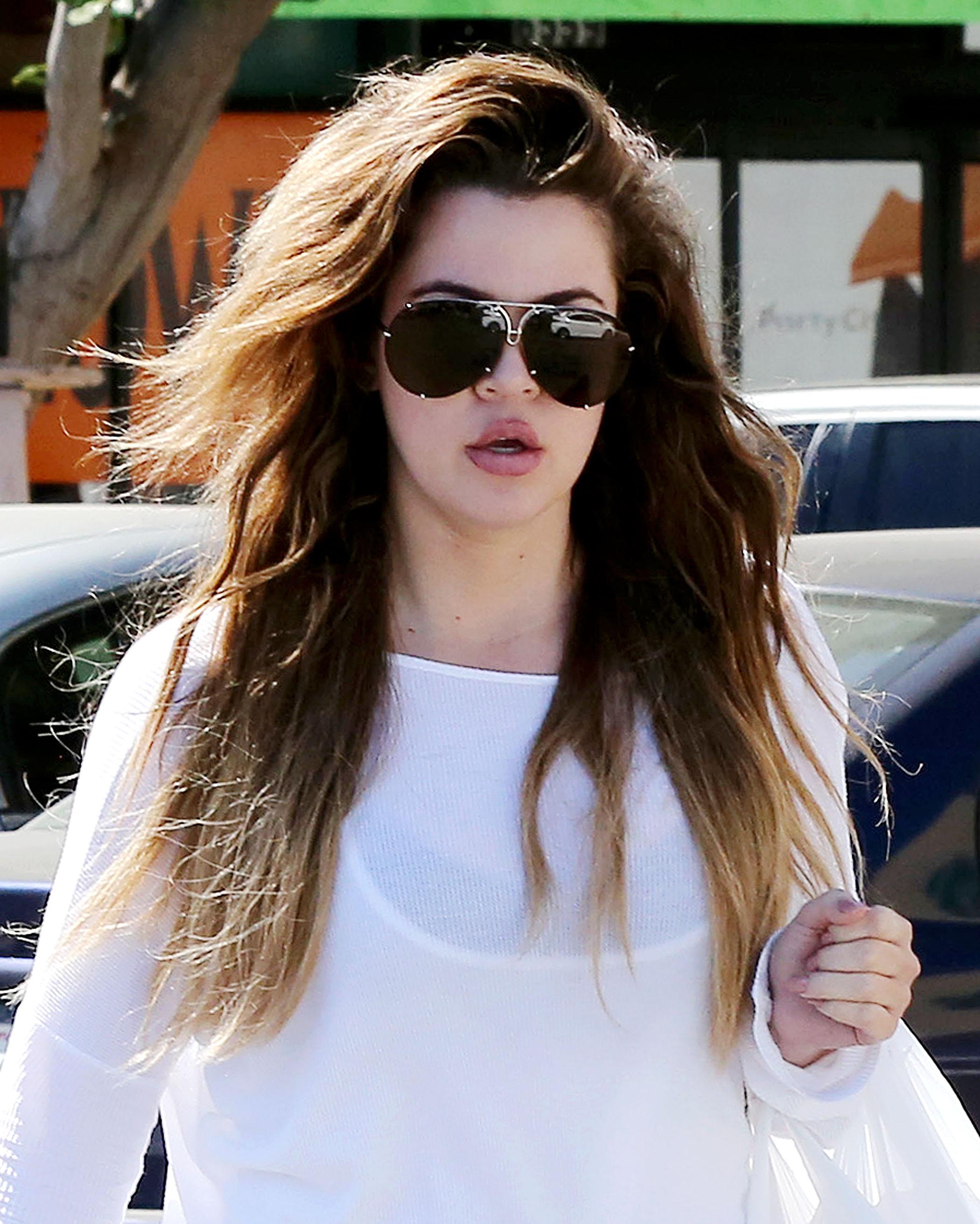 Khloe Kardashian goes shopping for Halloween at Party City