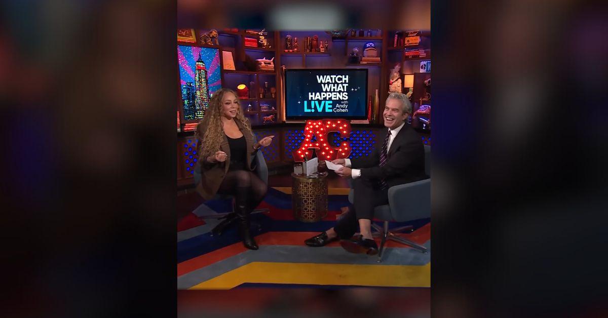 Photo of Andy Cohen spoke with Mariah Carey about her infamous 'I don't know her' comment.