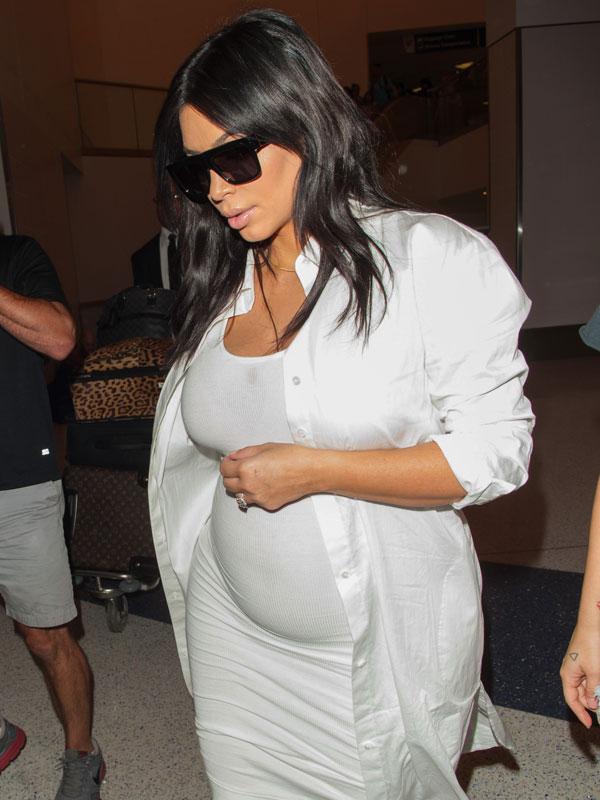 Kim kardashian weight gain pregnancy baby