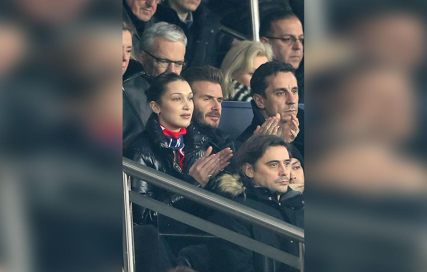 David beckham flirts bella hadid 6