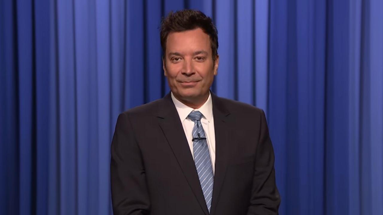 Image of Jimmy Fallon compared Donald Trump’s appearance in the orange-filled stadium to ‘Where’s Waldo?’