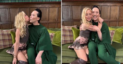 photo of Tara Lipinski and Johnny Weir.