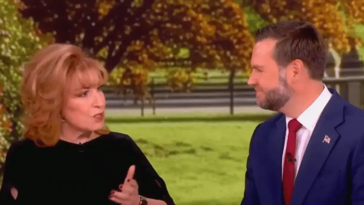image of J.D. Vance recently appeared on 'The View.' 