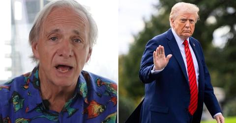 photo of Ray Dalio and Donald Trump