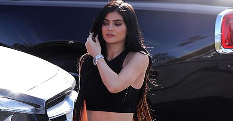 Kylie Jenner shows off her famous figure for KUWTK filming