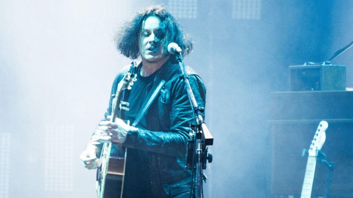 Photo of Jack White and Olivia Jean got married and engaged during an April 2022 show.