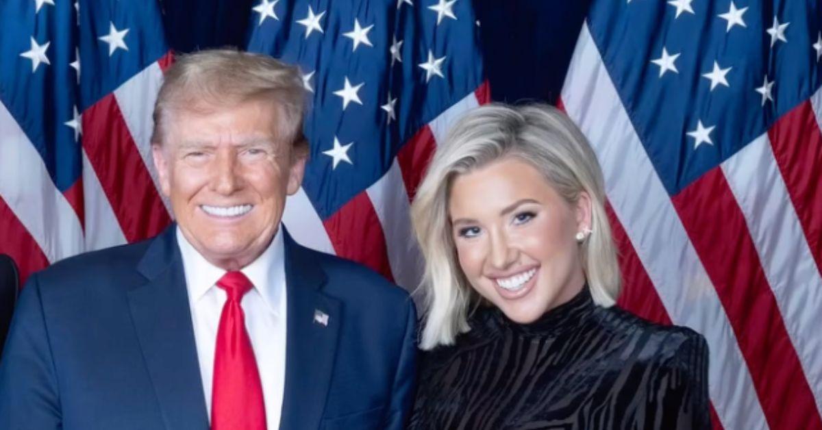 Photo of Donald Trump and Savannah Chrisley