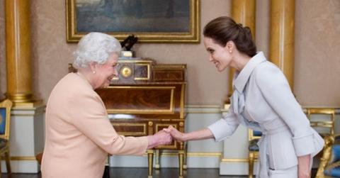 Angelina jolie queen elizabeth