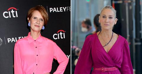 cynthia nixon explains lifes been tough for sarah jessica parker after stepfathers death pp