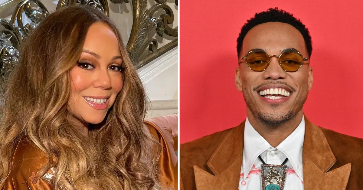 Composite photo of Mariah Carey and Anderson .Paak