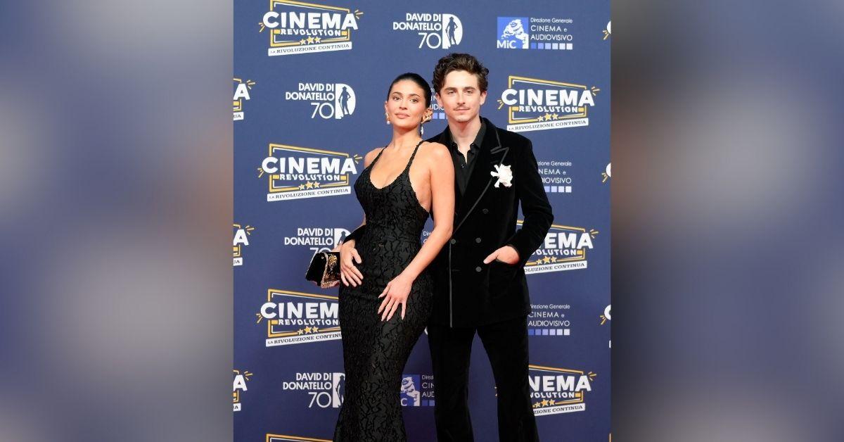 kylie timothee red carpet debut