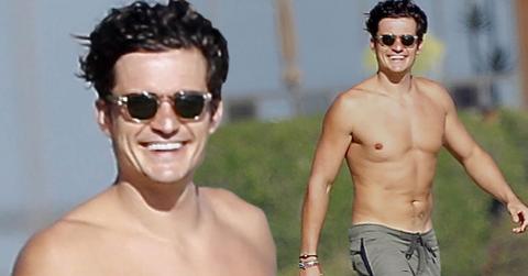 Orlando bloom shirtless beach photos