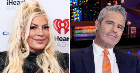 tori spelling slams andy cohen not casting housewives beverly hills pp