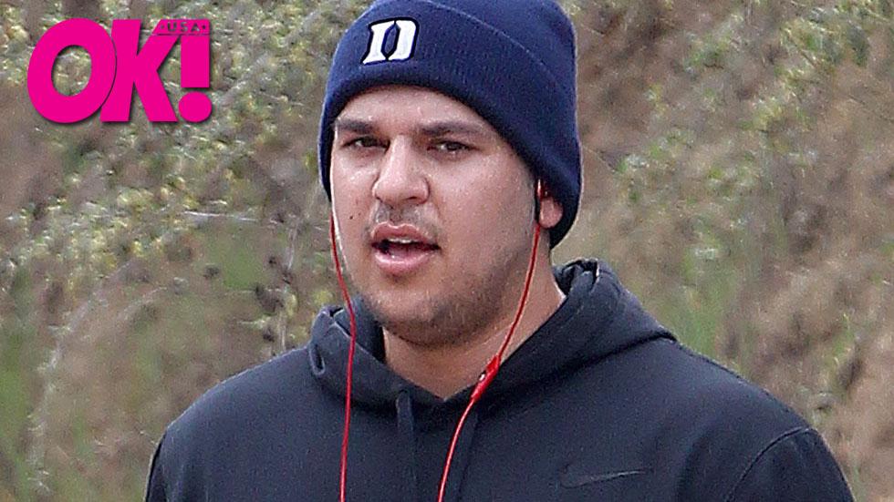 Rob kardashian weight gain loss diet workout