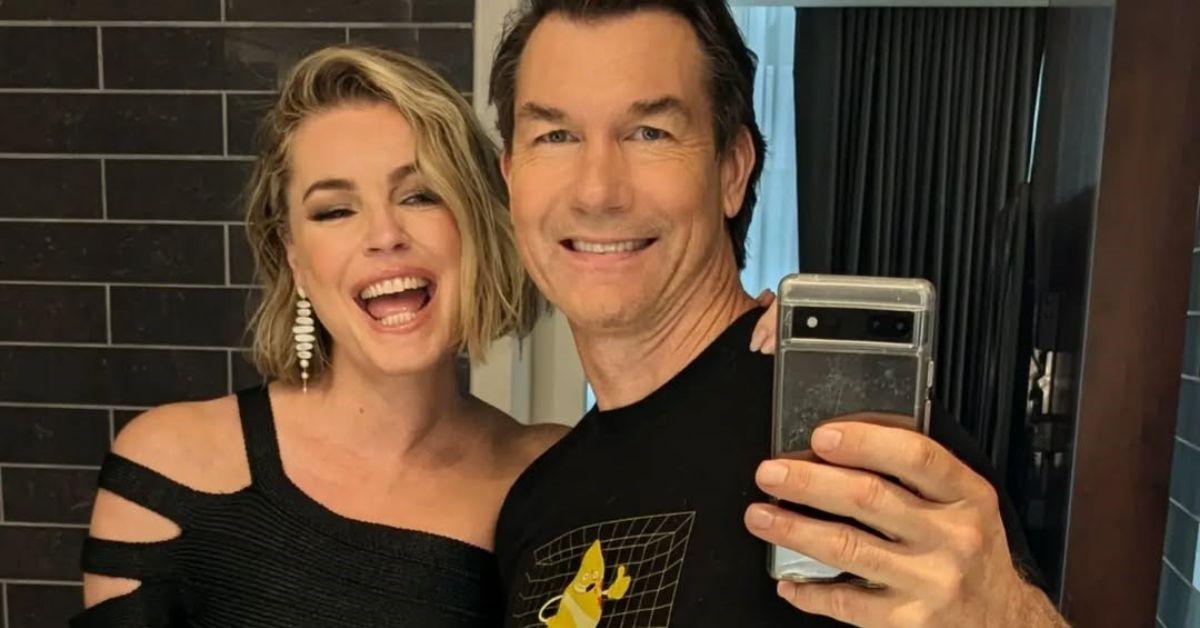 image of Rebecca Romijn and Jerry O'Connell married in 2007.