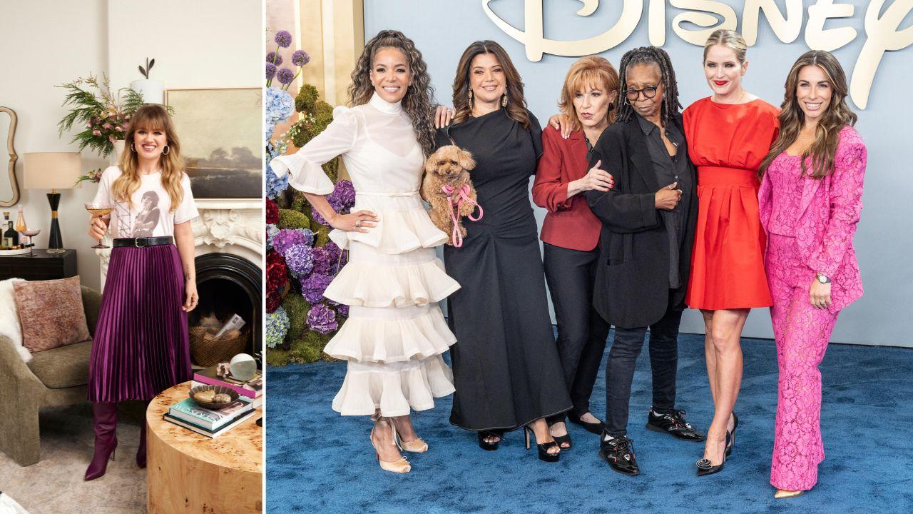 Image of Kelly Clarkson, 'The View' hosts