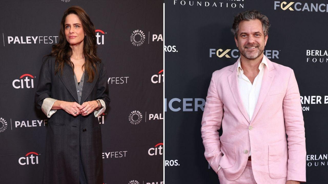 split of Amanda Peet, Joshua Jackson.
