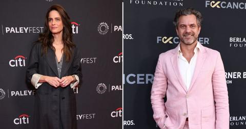 split of Amanda Peet, Joshua Jackson.