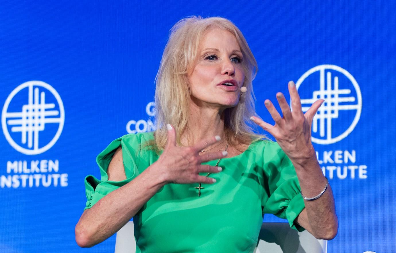 george conway trolls ex kellyanne conway after she slams kamala harris