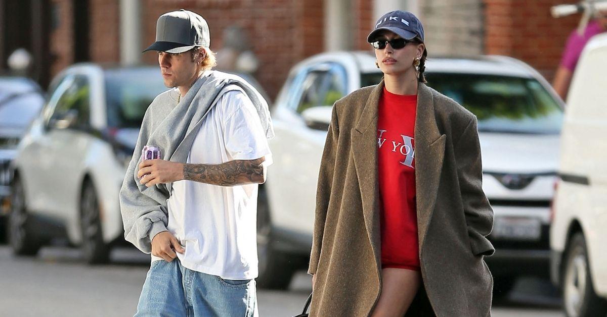 image of Hailey Bieber showed birthday clips that featured Justin Bieber.