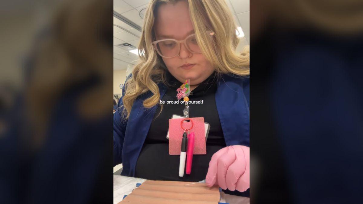 Photo of Alana 'Honey Boo Boo' Thompson shared details about her nursing school journey.