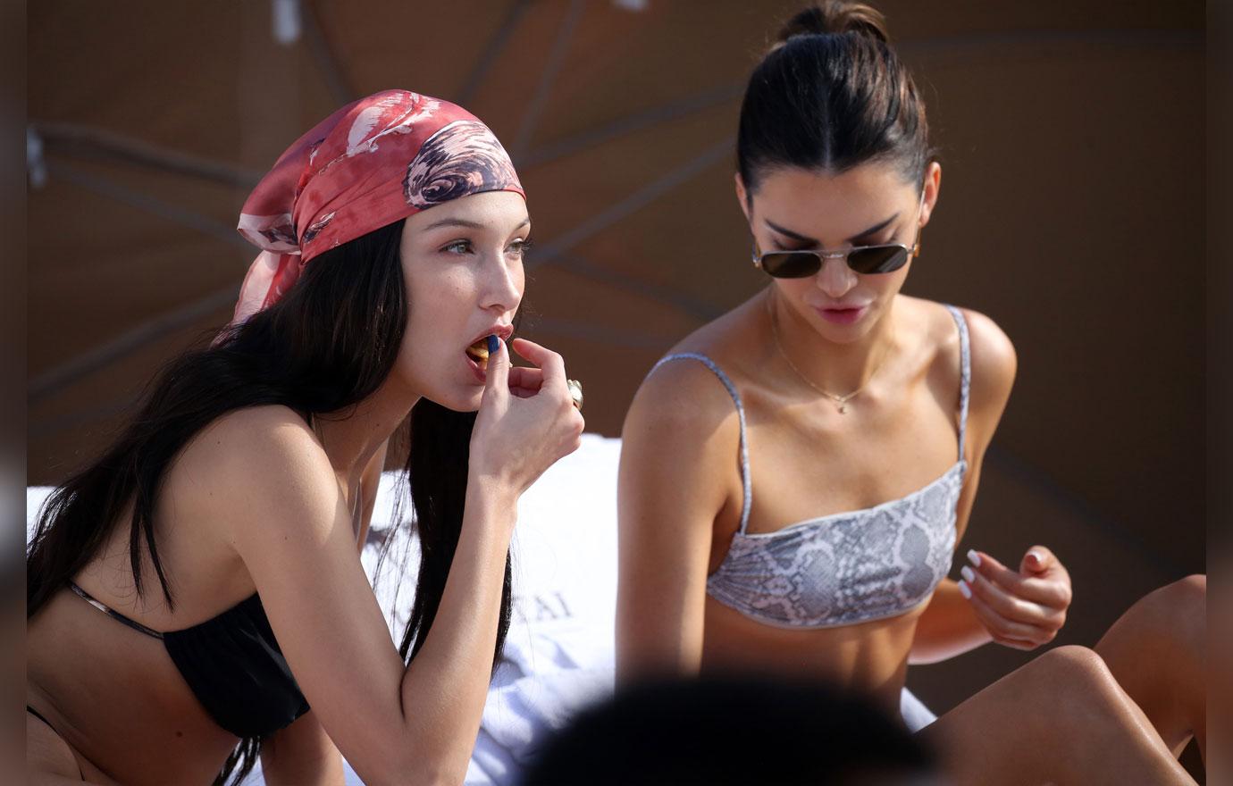 Kendall Jenner Suffers A Near Nip-Slip