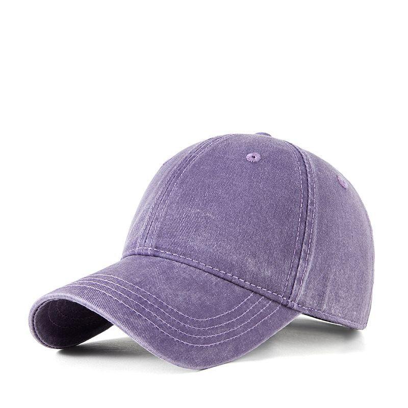 wayovintage washed unstructured baseball cap cotton comet purple