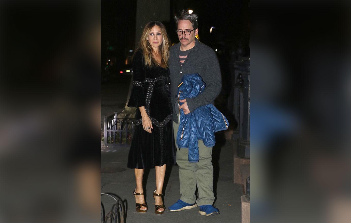 Sarah Jessica Parker and Matthew Broderick look tired after an event in NYC