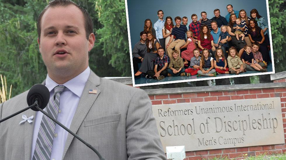 josh duggar leaving rehab family plane visits