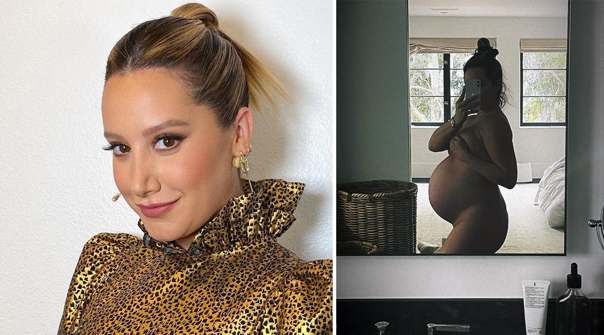 Ashley Tisdale Strips Down For Nude Baby Bump Selfie