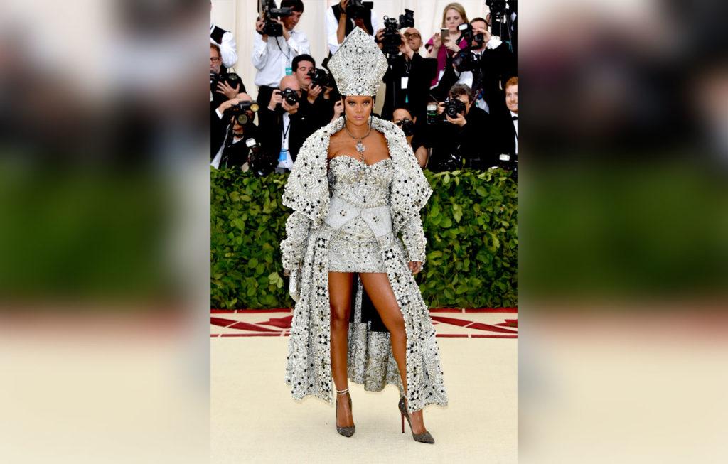 Rihanna Dressed Up As The Pope At The 2018 Met Gala