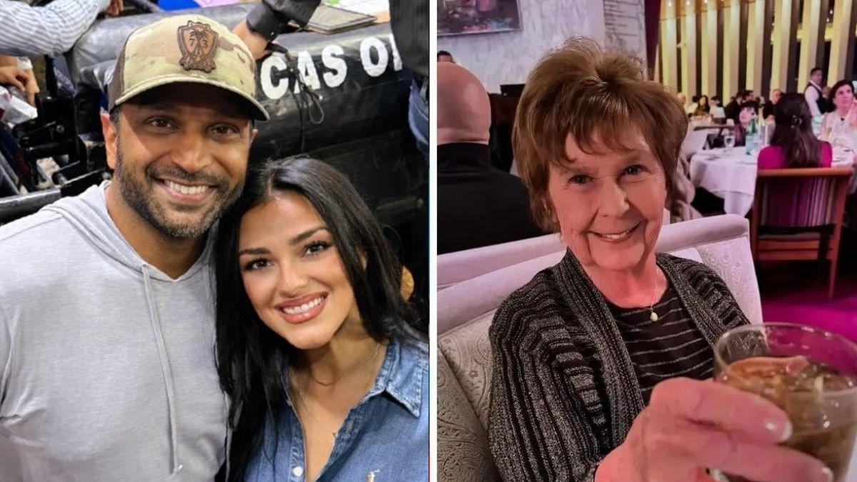 split photo of kash patel and girlfriend alexis wilkins and nancy guthrie