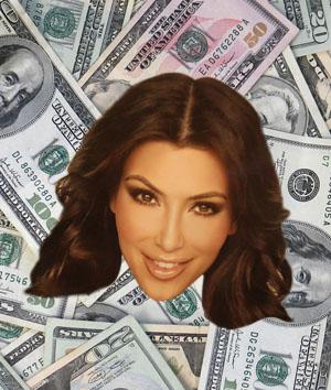 how does kim kardashian make money
