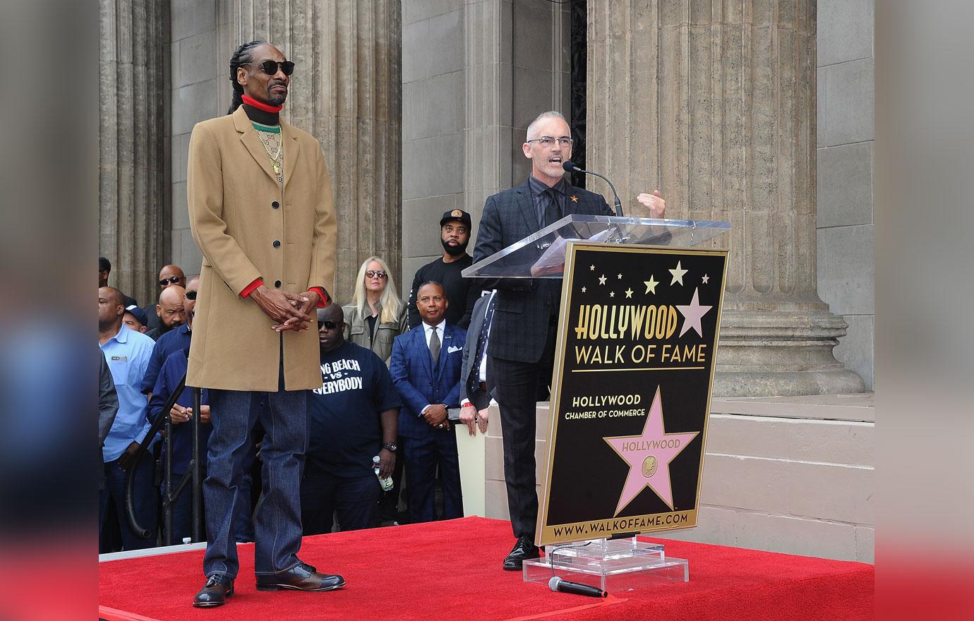 Snoop Dogg Honored With Star On The Hollywood Walk Of Fame