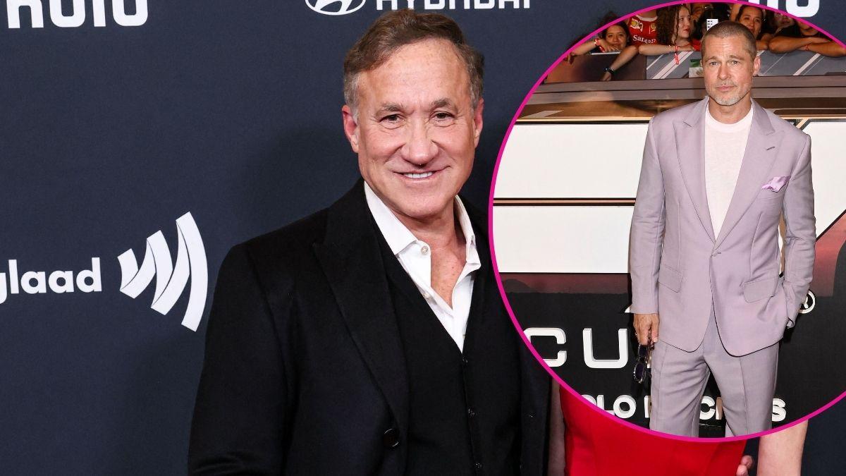 image of Terry dubrow, inset of brad pitt