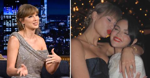 Photos of Taylor Swift and Selena Gomez.